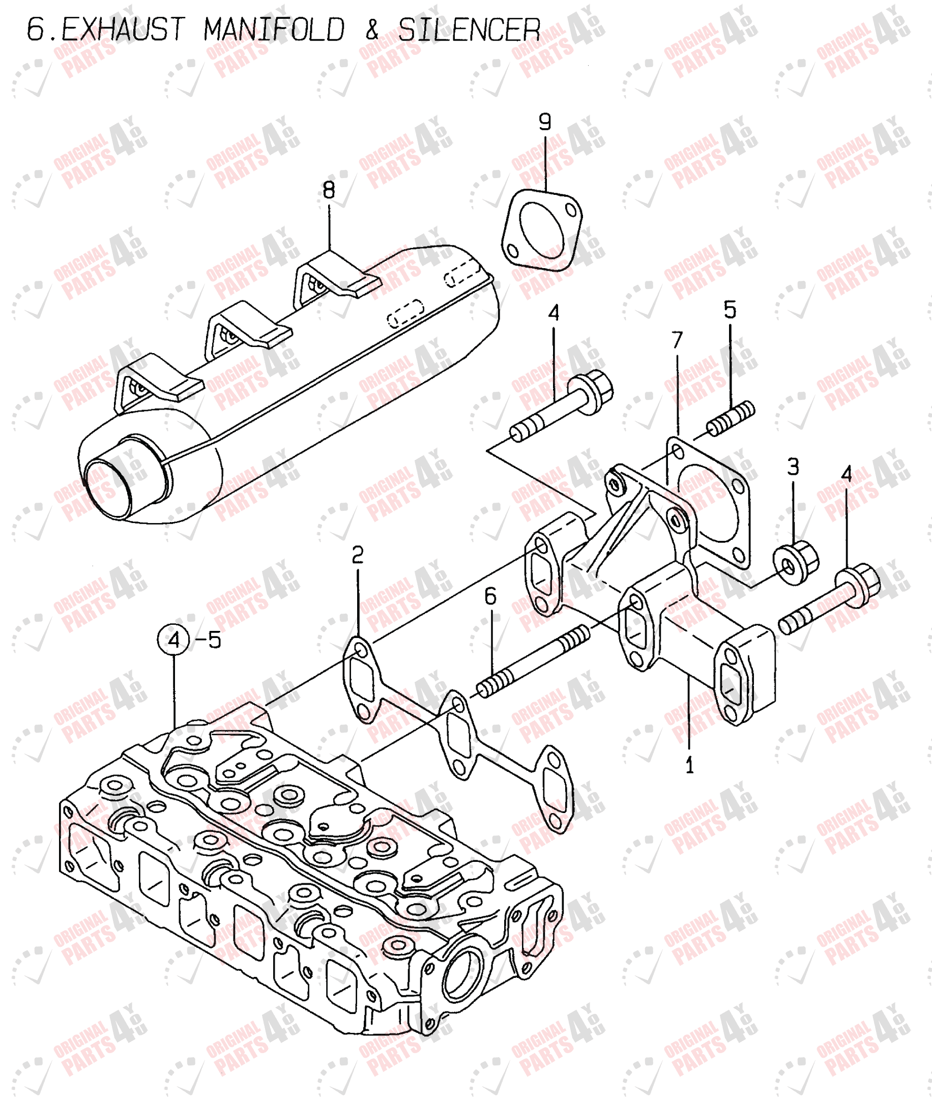 3TNE74-ENSR2 Yanmar Engine Parts | 3 Cylinder Engine Catalog