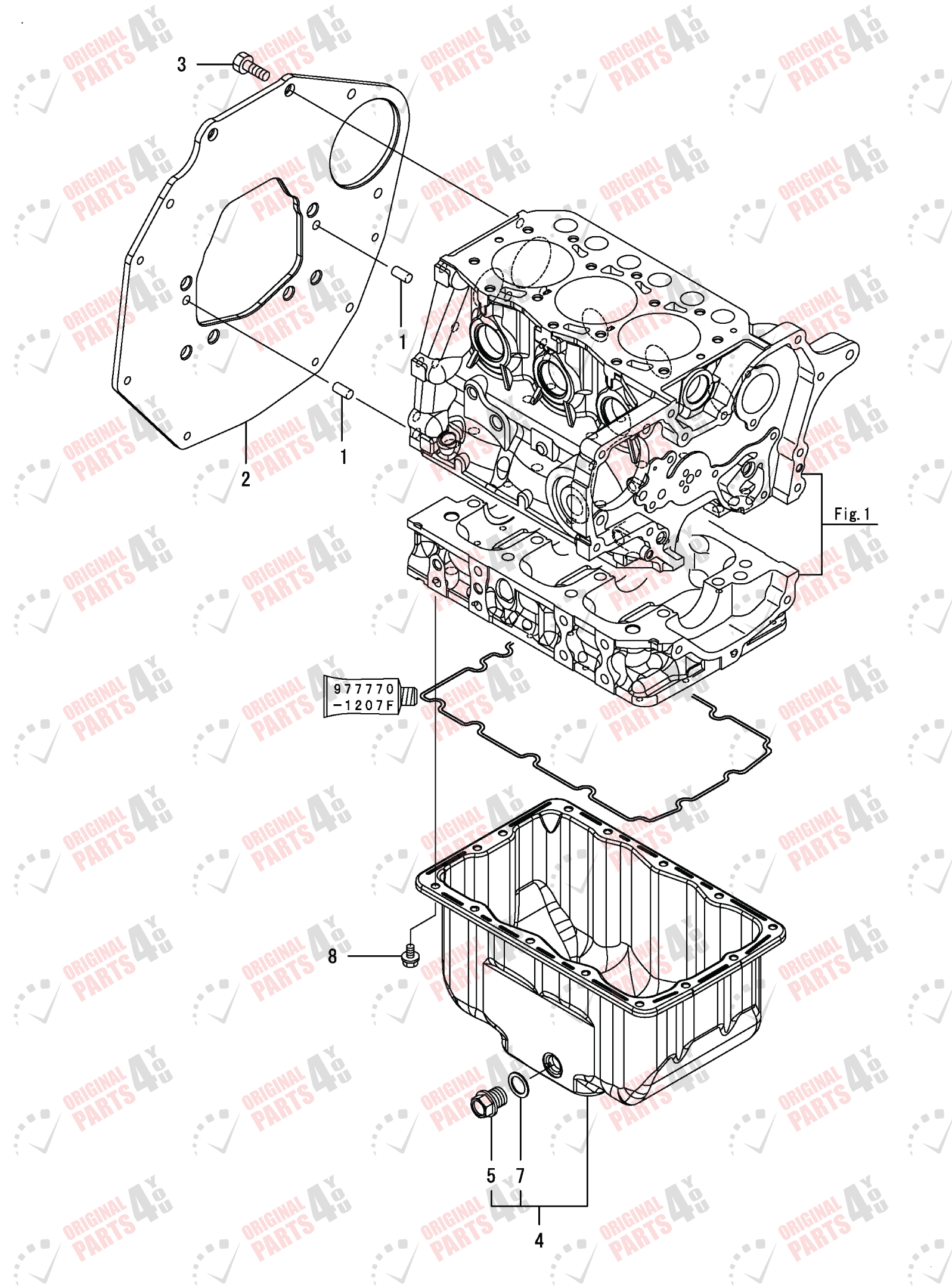 3TNM68-AFS Yanmar Engine Parts | 3 Cylinder Engine Catalog
