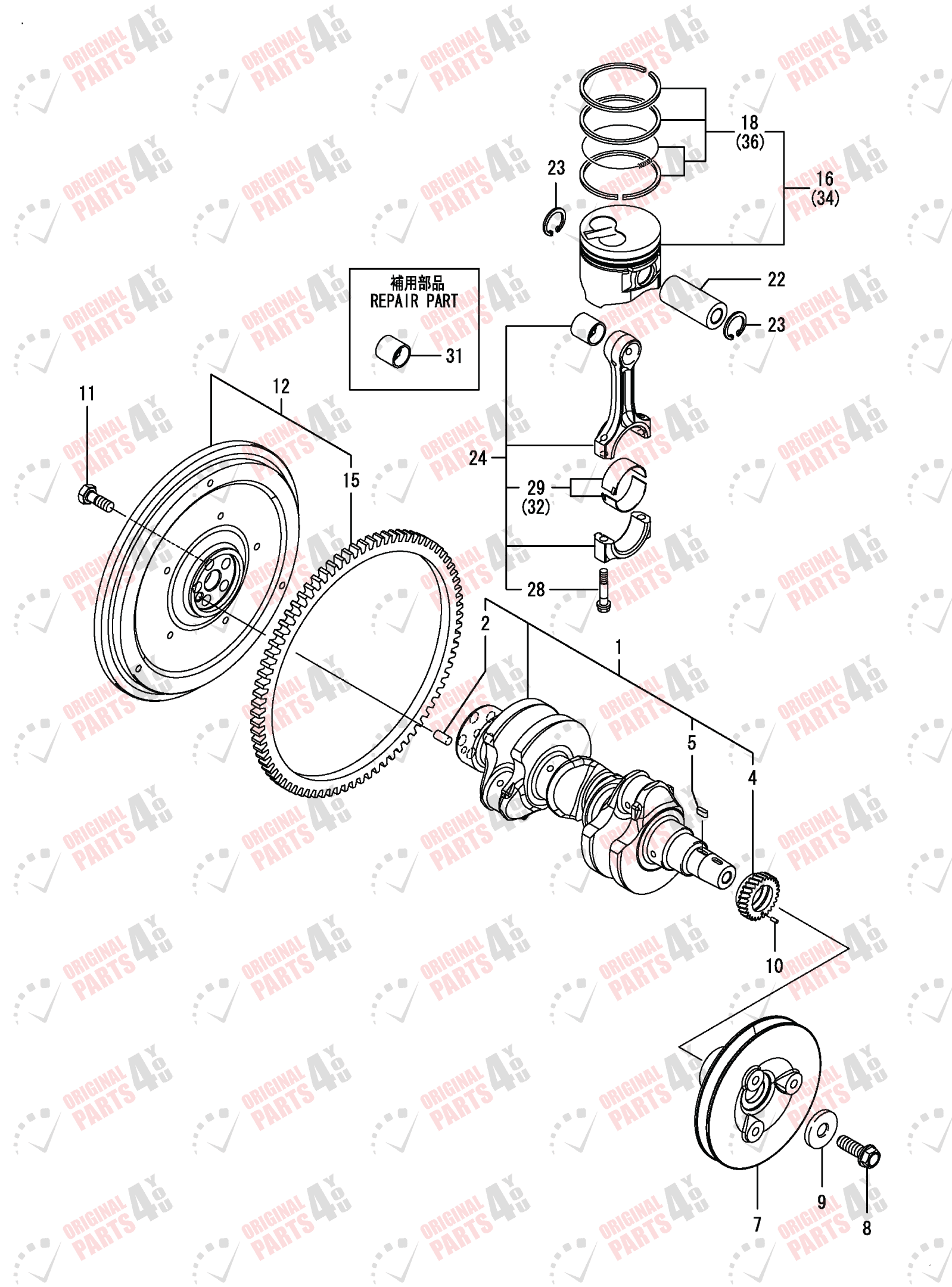 3tnm72 Apl Yanmar Engine Parts 3 Cylinder Engine Catalog